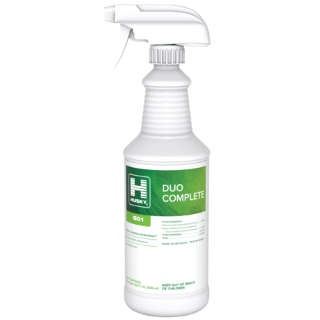 Husky 801 Duo Complete Disinfectant (Case of 12 with 2 Sprayers)